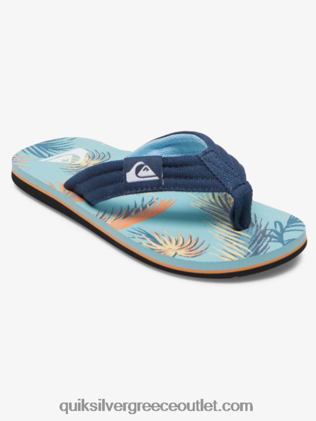 8-16 πέδιλα molokai layback Quiksilver αγόρια 66LP841991 μπλε 2