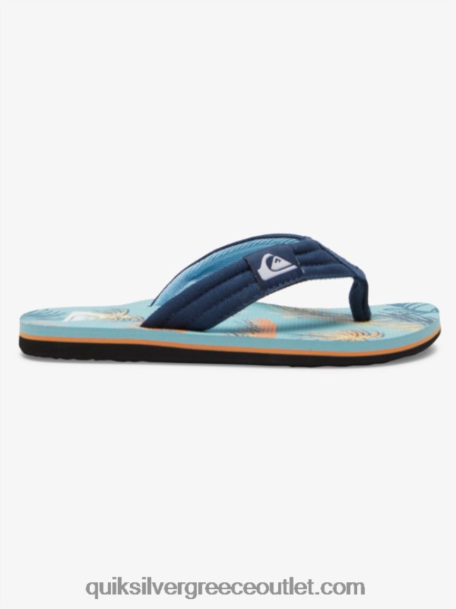 8-16 πέδιλα molokai layback Quiksilver αγόρια 66LP841991 μπλε 2