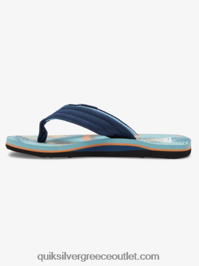 8-16 πέδιλα molokai layback Quiksilver αγόρια 66LP841991 μπλε 2