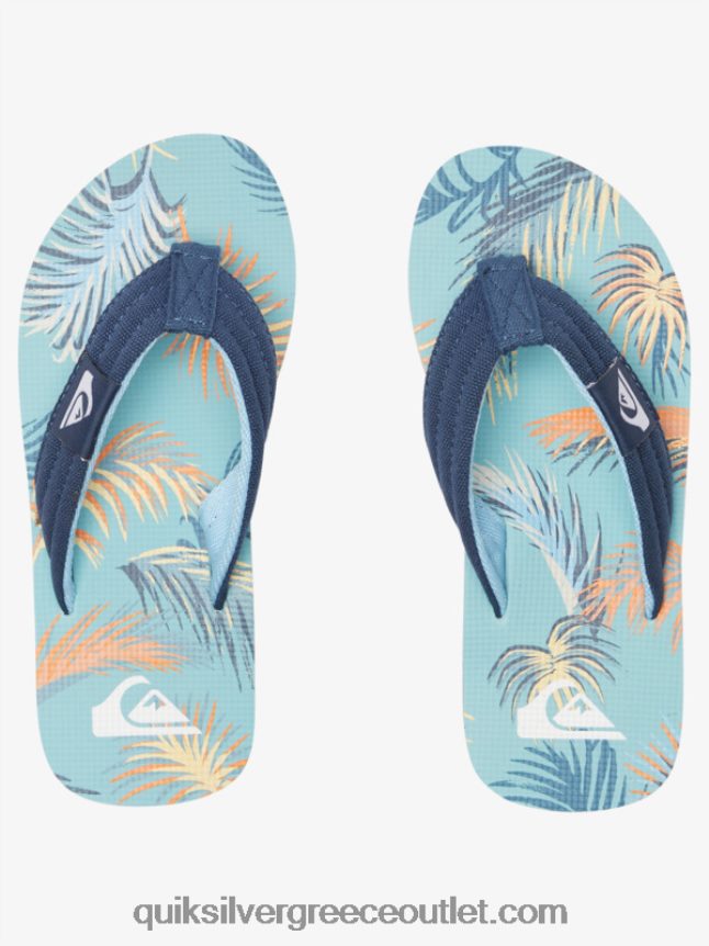 8-16 πέδιλα molokai layback Quiksilver αγόρια 66LP841991 μπλε 2