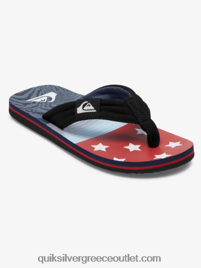 8-16 πέδιλα molokai layback Quiksilver αγόρια 66LP841992 μπλε 3