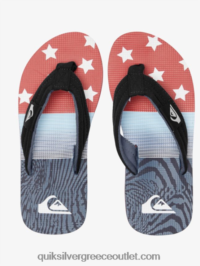8-16 πέδιλα molokai layback Quiksilver αγόρια 66LP841992 μπλε 3