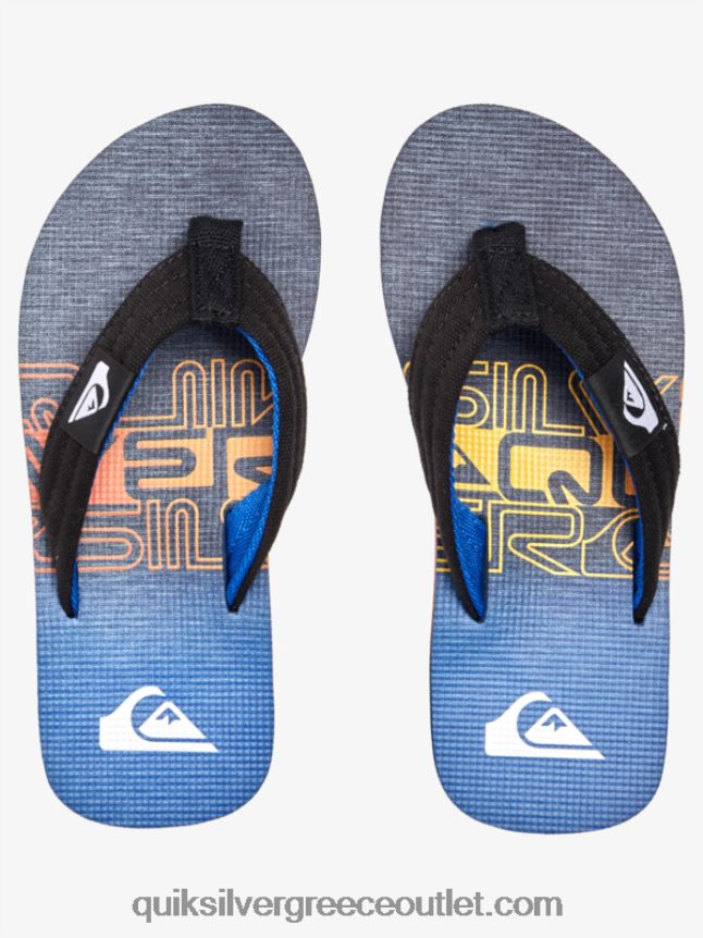 8-16 πέδιλα molokai layback Quiksilver αγόρια 66LP841998 μπλε 6