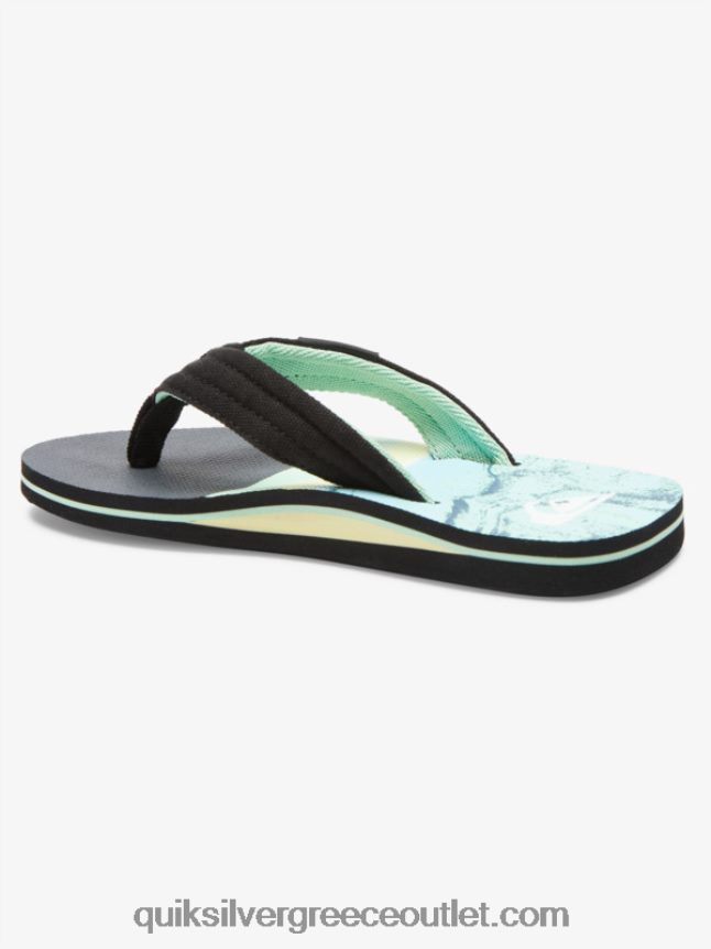8-16 molokai layback νεανικό βασικό σανδάλι Quiksilver αγόρια 66LP842249 πράσινο 1