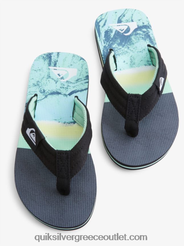 8-16 molokai layback νεανικό βασικό σανδάλι Quiksilver αγόρια 66LP842249 πράσινο 1