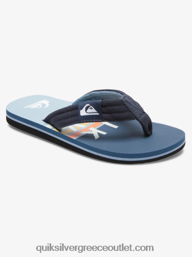 8-16 molokai layback νεανικό βασικό σανδάλι Quiksilver αγόρια 66LP842250 μπλε 3