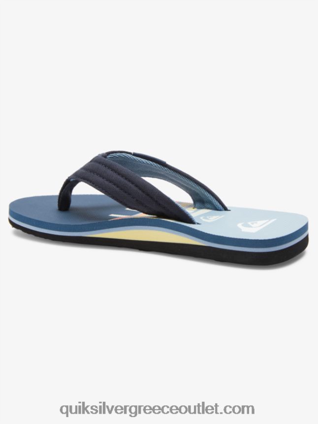 8-16 molokai layback νεανικό βασικό σανδάλι Quiksilver αγόρια 66LP842250 μπλε 3