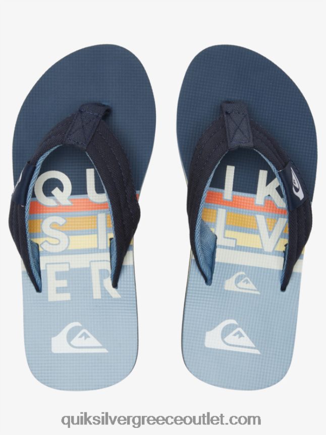 8-16 molokai layback νεανικό βασικό σανδάλι Quiksilver αγόρια 66LP842250 μπλε 3