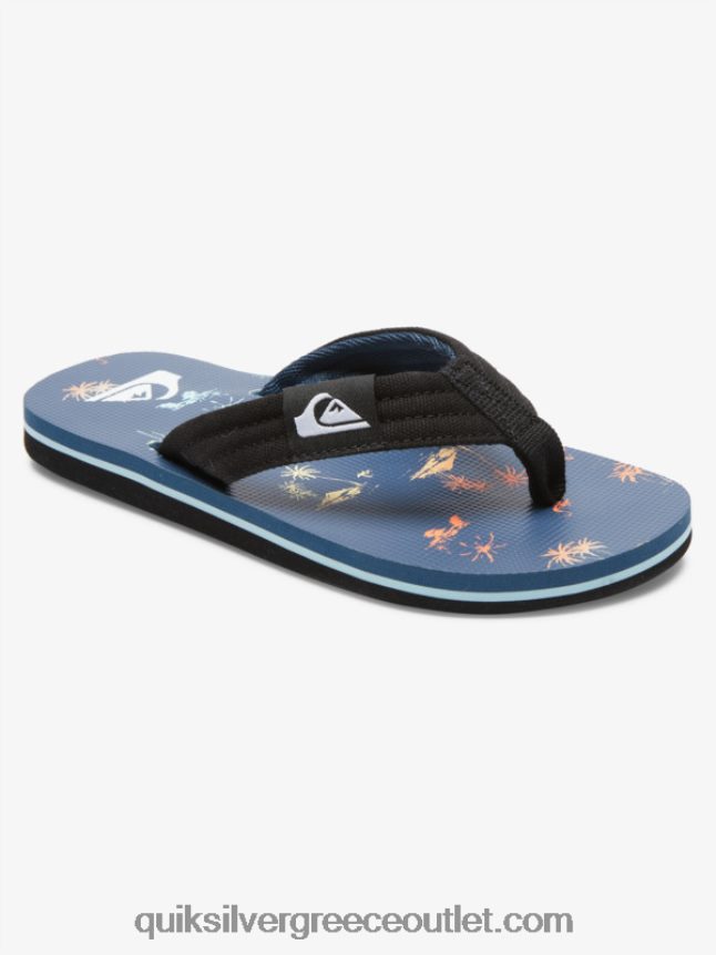 8-16 molokai layback νεανικό βασικό σανδάλι Quiksilver αγόρια 66LP842251 μπλε 4
