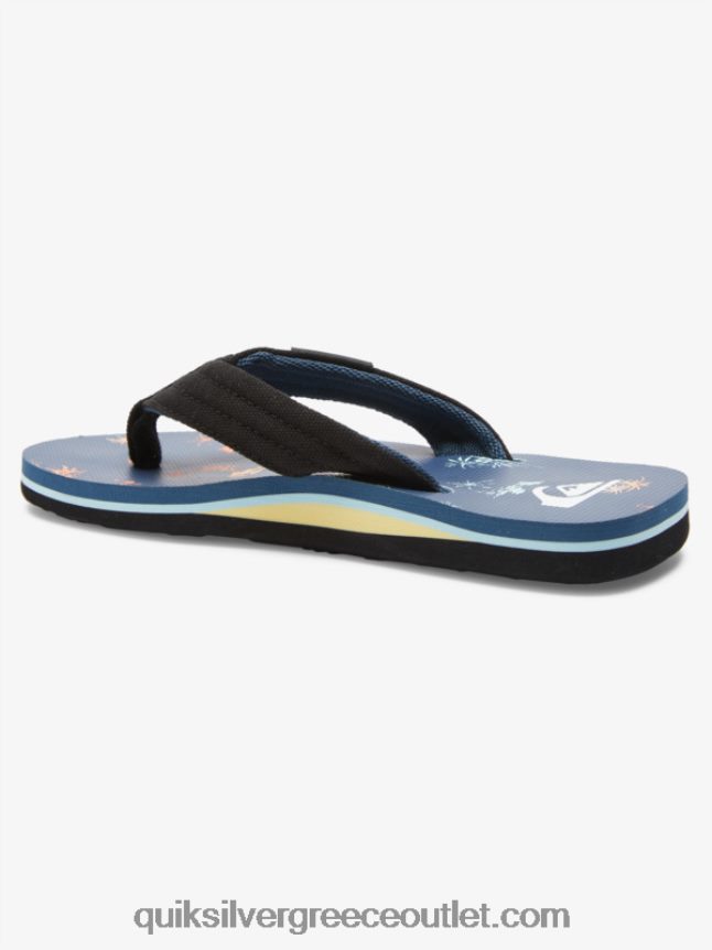 8-16 molokai layback νεανικό βασικό σανδάλι Quiksilver αγόρια 66LP842251 μπλε 4
