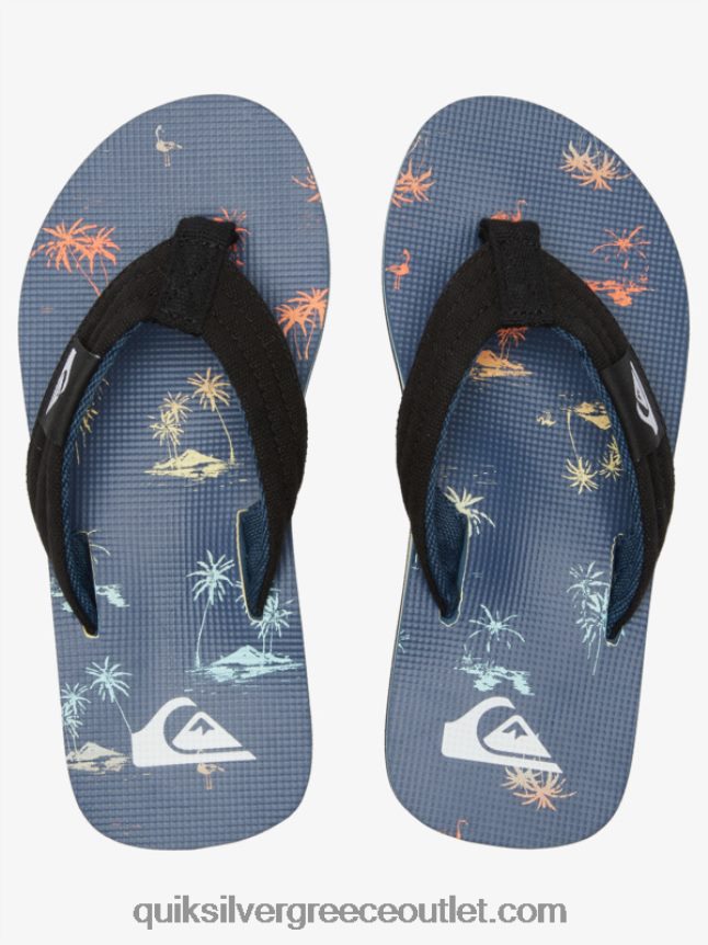 8-16 molokai layback νεανικό βασικό σανδάλι Quiksilver αγόρια 66LP842251 μπλε 4
