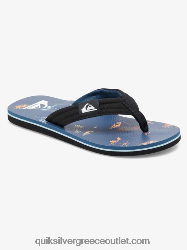 8-16 molokai layback νεανικό βασικό σανδάλι Quiksilver αγόρια 66LP842251 μπλε 4