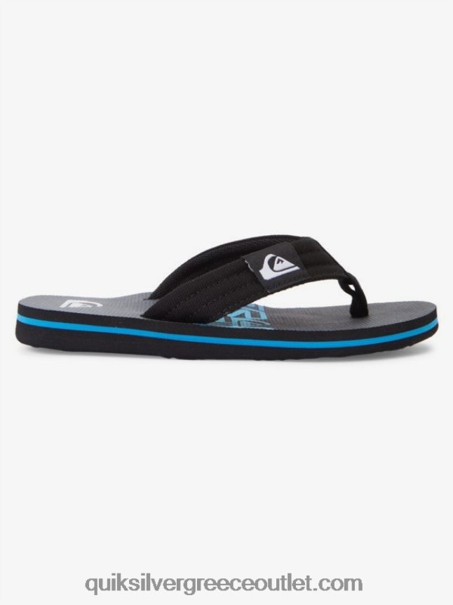 8-16 molokai layback νεανικό βασικό σανδάλι Quiksilver αγόρια 66LP842254 μαύρος