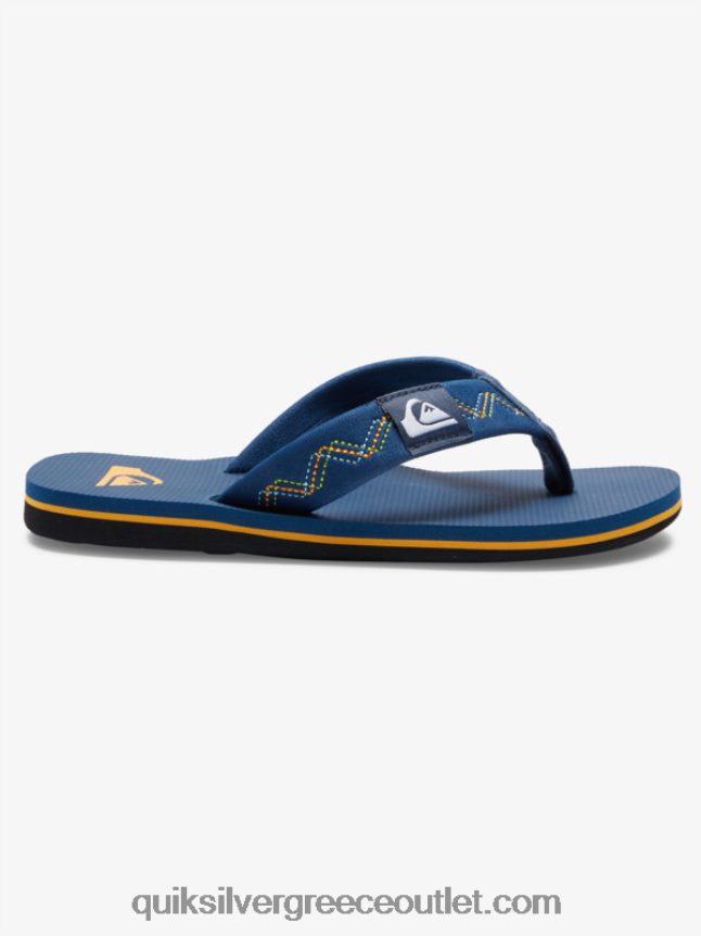 8-16 πέδιλα molokai stitchy Quiksilver αγόρια 66LP842149 μπλε 1