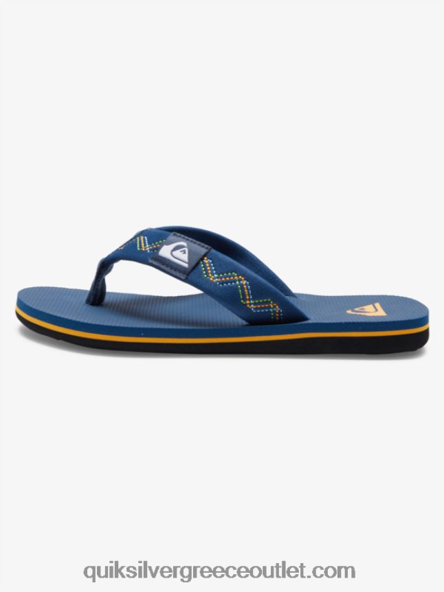 8-16 πέδιλα molokai stitchy Quiksilver αγόρια 66LP842149 μπλε 1