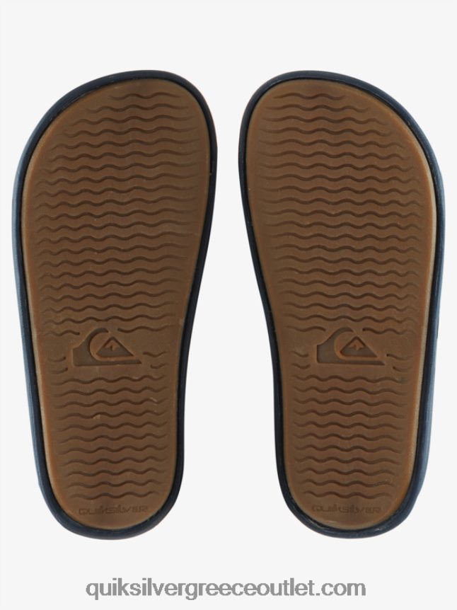 Σανδάλια 8-16 rivi wordmark slide Quiksilver αγόρια 66LP842162 μπλε 2