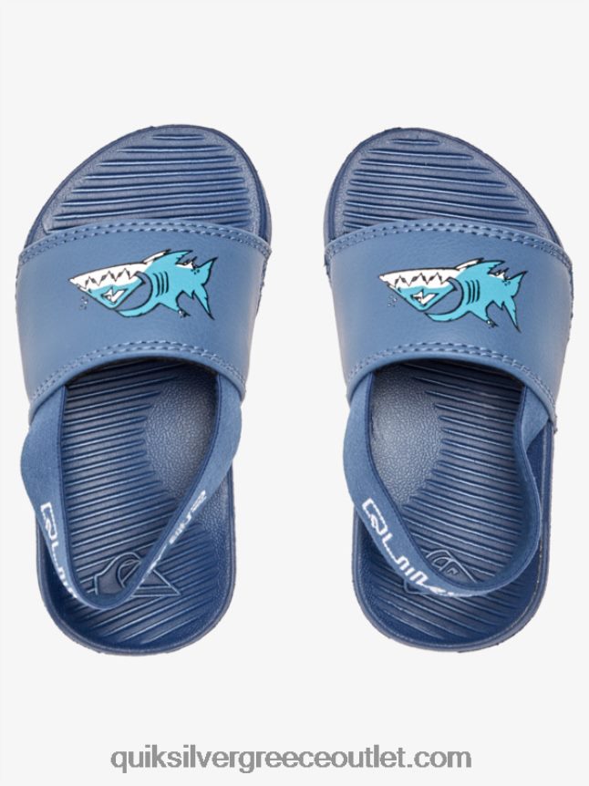 φωτεινά σανδάλια ακτή Quiksilver αγόρια 66LP842164 μπλε 1