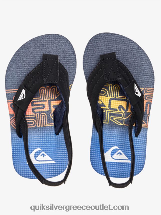 σανδάλια layback molokai Quiksilver αγόρια 66LP842035 μπλε 3