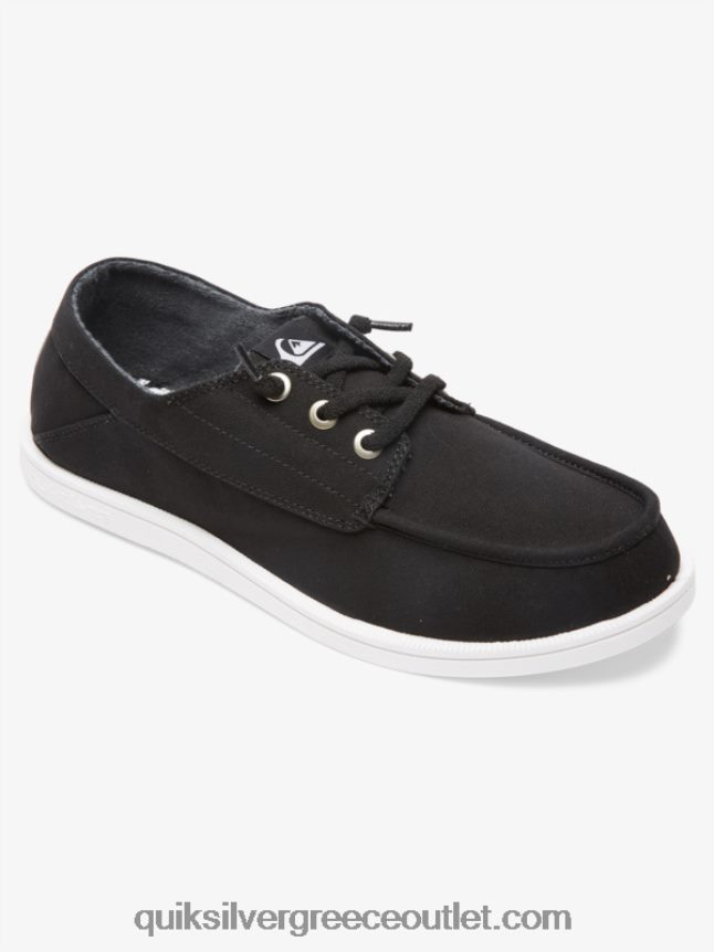 λιμάνι βυθοκορημένα παπούτσια Quiksilver άνδρες 66LP841884 μαύρο άσπρο