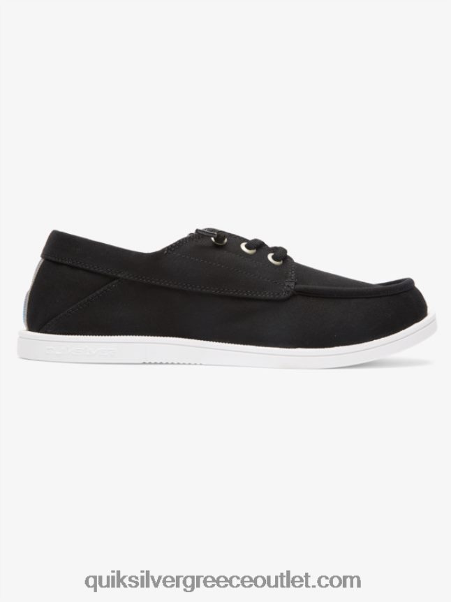 λιμάνι βυθοκορημένα παπούτσια Quiksilver άνδρες 66LP841884 μαύρο άσπρο