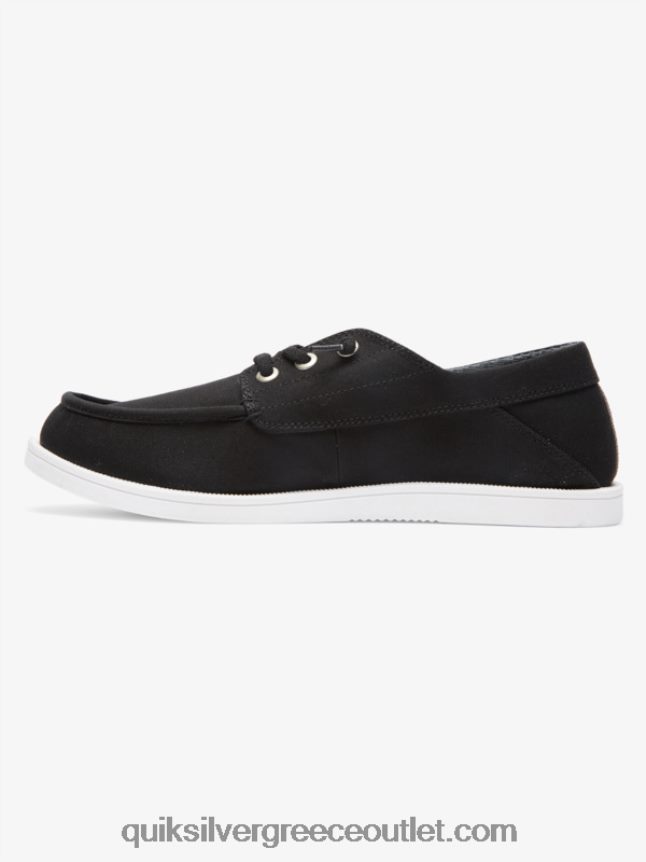 λιμάνι βυθοκορημένα παπούτσια Quiksilver άνδρες 66LP841884 μαύρο άσπρο