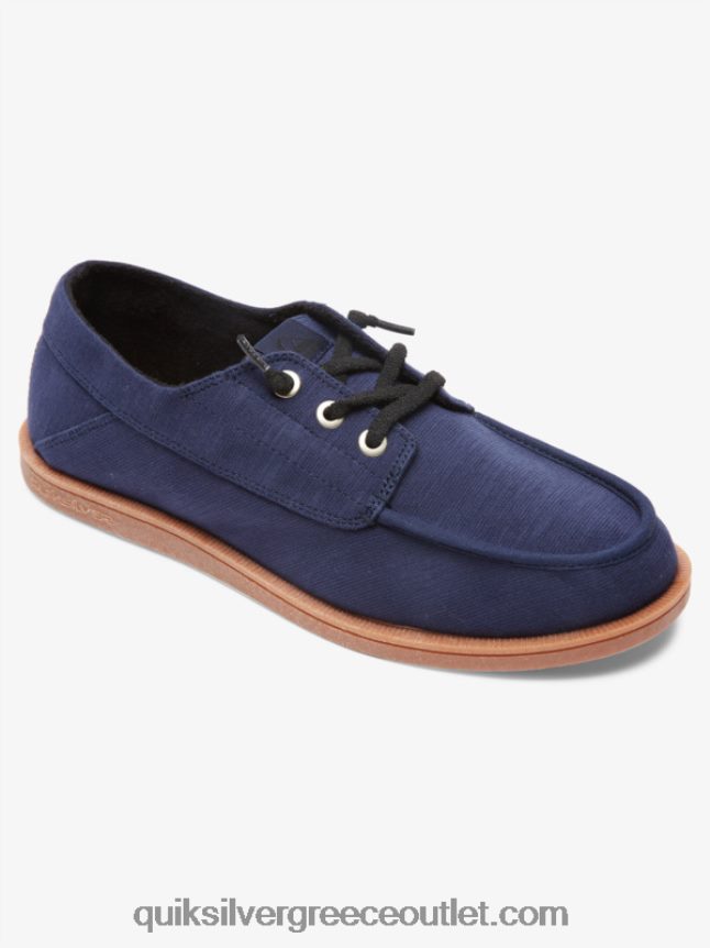 λιμάνι βυθοκορημένα παπούτσια Quiksilver άνδρες 66LP841885 μπλε/καφέ