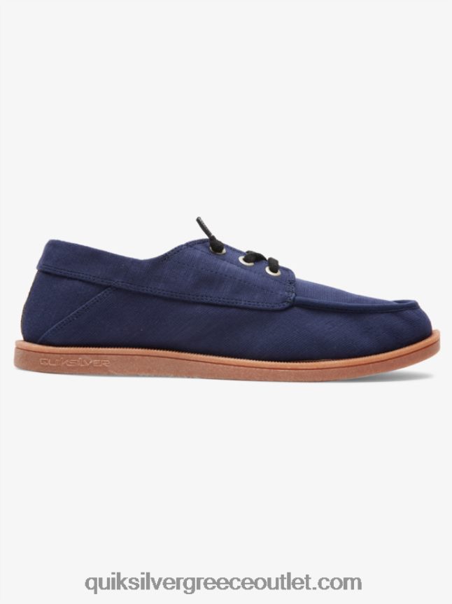 λιμάνι βυθοκορημένα παπούτσια Quiksilver άνδρες 66LP841885 μπλε/καφέ