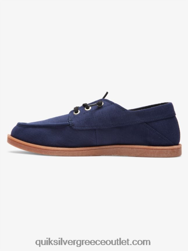 λιμάνι βυθοκορημένα παπούτσια Quiksilver άνδρες 66LP841885 μπλε/καφέ
