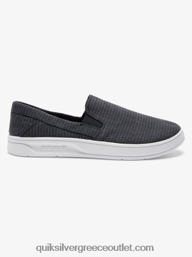 slip-on παπούτσια λιμάνι λιμάνι Quiksilver άνδρες 66LP841288 μαύρος