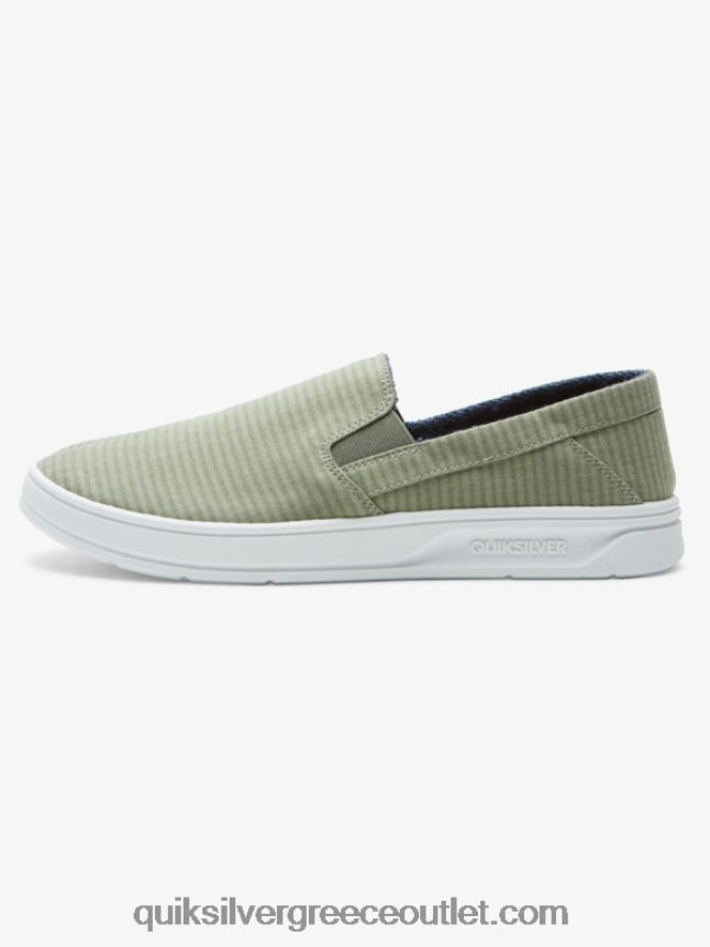 slip-on παπούτσια λιμάνι λιμάνι Quiksilver άνδρες 66LP841289 πράσινο 1