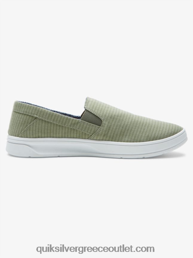 slip-on παπούτσια λιμάνι λιμάνι Quiksilver άνδρες 66LP841289 πράσινο 1