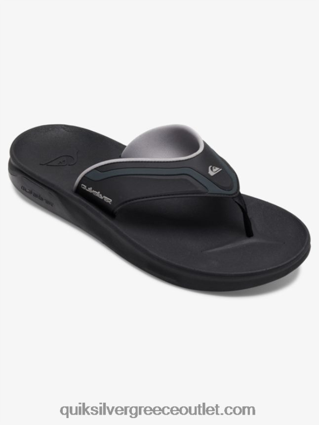 μεθοδικά σανδάλια αποκατάστασης Quiksilver άνδρες 66LP841082 μαύρο/γκρι/καφέ