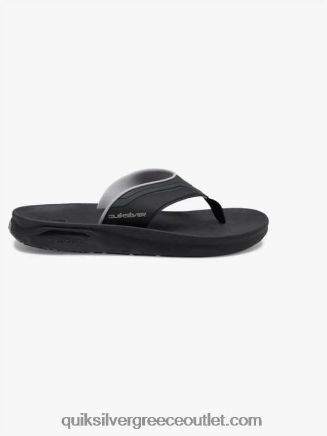 μεθοδικά σανδάλια αποκατάστασης Quiksilver άνδρες 66LP841082 μαύρο/γκρι/καφέ