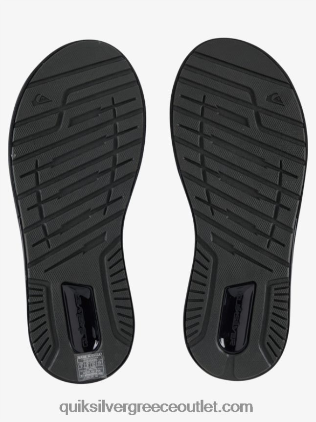 μεθοδικά σανδάλια αποκατάστασης Quiksilver άνδρες 66LP841082 μαύρο/γκρι/καφέ