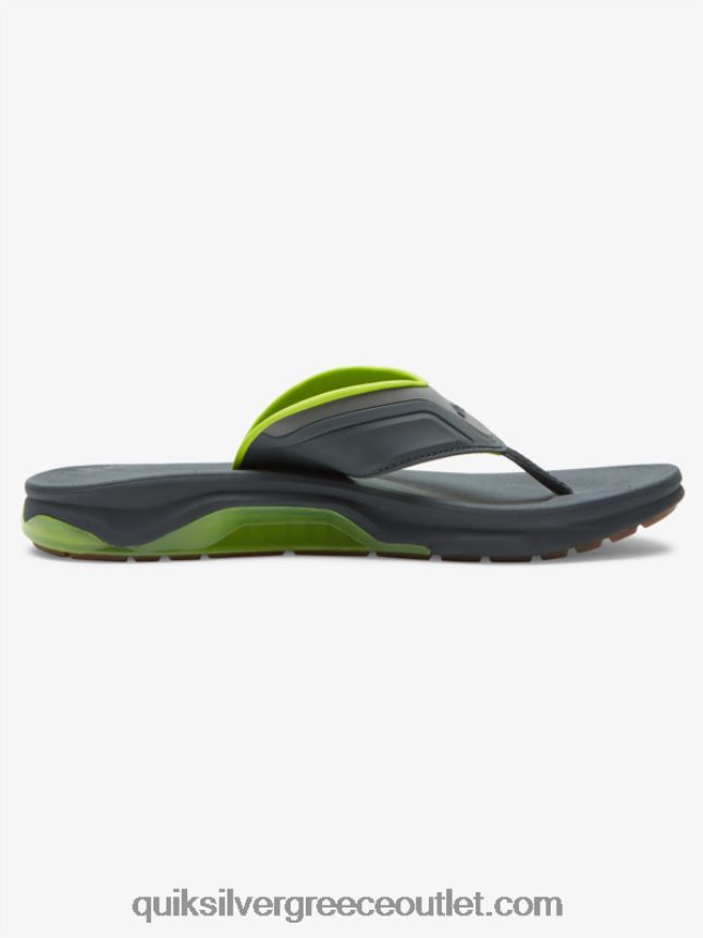 μεθοδικά σανδάλια αποκατάστασης Quiksilver άνδρες 66LP841083 γκρι/μαύρο/πράσινο