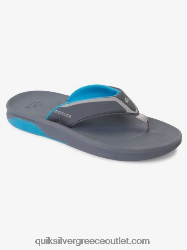 μεθοδικά σανδάλια αποκατάστασης Quiksilver άνδρες 66LP841084 γκρι/μπλε
