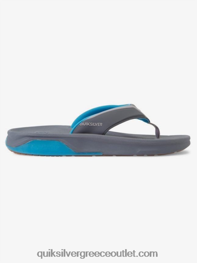 μεθοδικά σανδάλια αποκατάστασης Quiksilver άνδρες 66LP841084 γκρι/μπλε