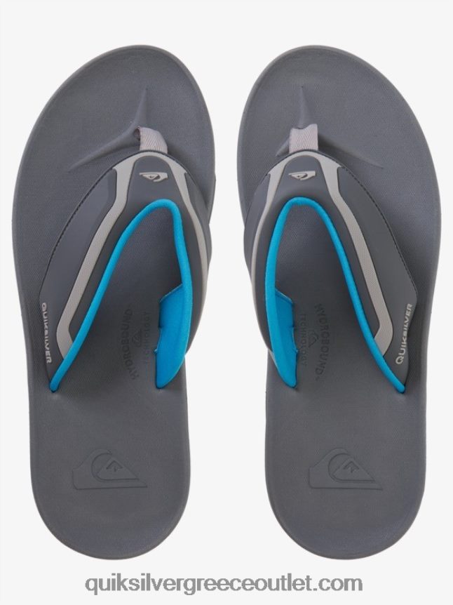 μεθοδικά σανδάλια αποκατάστασης Quiksilver άνδρες 66LP841084 γκρι/μπλε