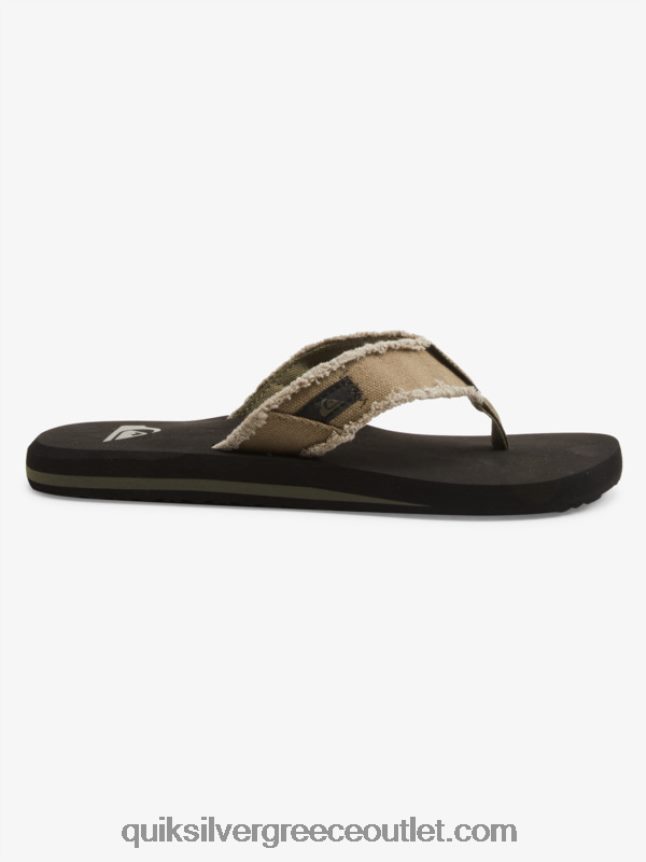 σανδάλια μαϊμού αβύσσου Quiksilver άνδρες 66LP841292 πράσινο/μαύρο/καφέ