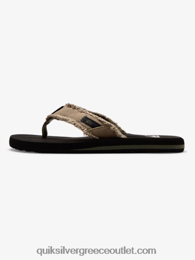σανδάλια μαϊμού αβύσσου Quiksilver άνδρες 66LP841292 πράσινο/μαύρο/καφέ