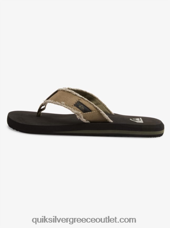 σανδάλια μαϊμού αβύσσου Quiksilver άνδρες 66LP841292 πράσινο/μαύρο/καφέ