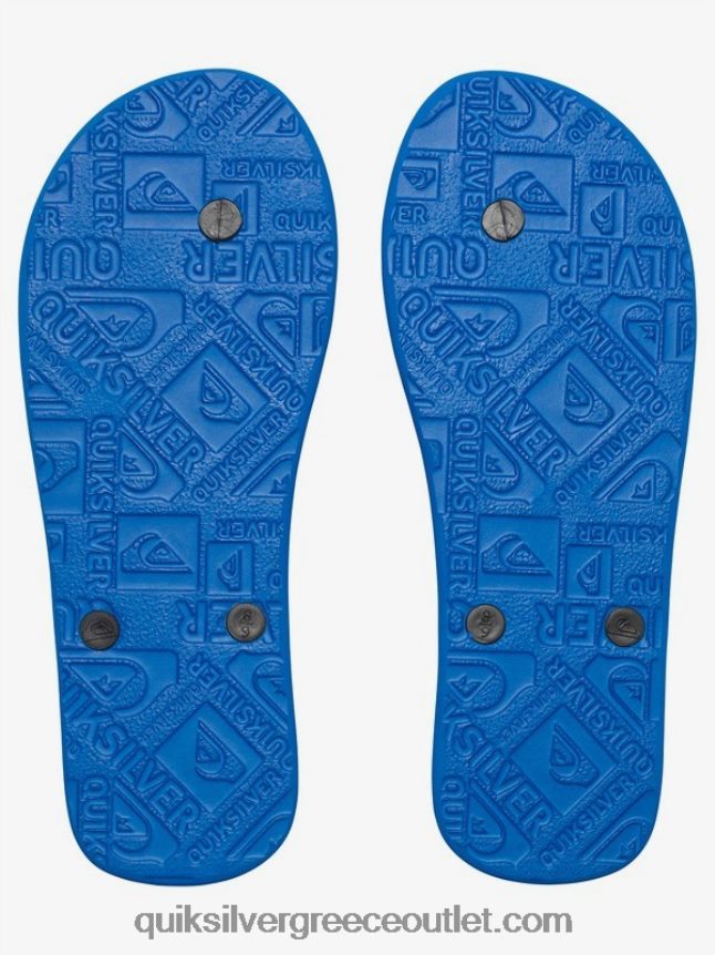 σαγιονάρες μολοκάι Quiksilver άνδρες 66LP841589 Μαύρο μπλε