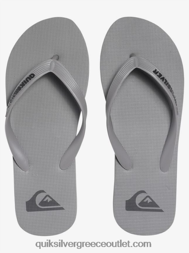 σαγιονάρες μολοκάι Quiksilver άνδρες 66LP841590 γκρί