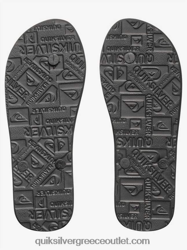 σαγιονάρες μολοκάι Quiksilver άνδρες 66LP841591 μαύρο άσπρο