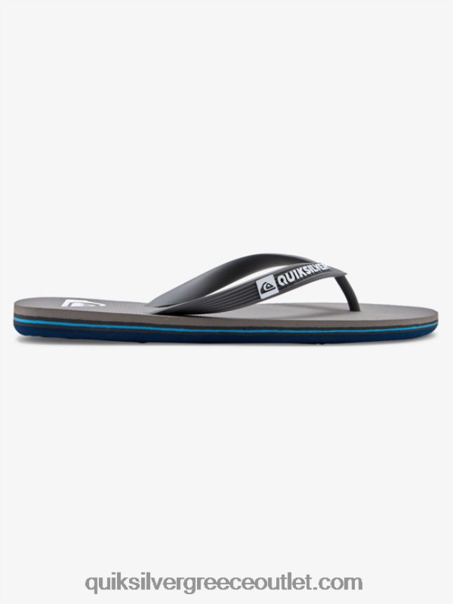 σαγιονάρες μολοκάι Quiksilver άνδρες 66LP841592 γκρι 3