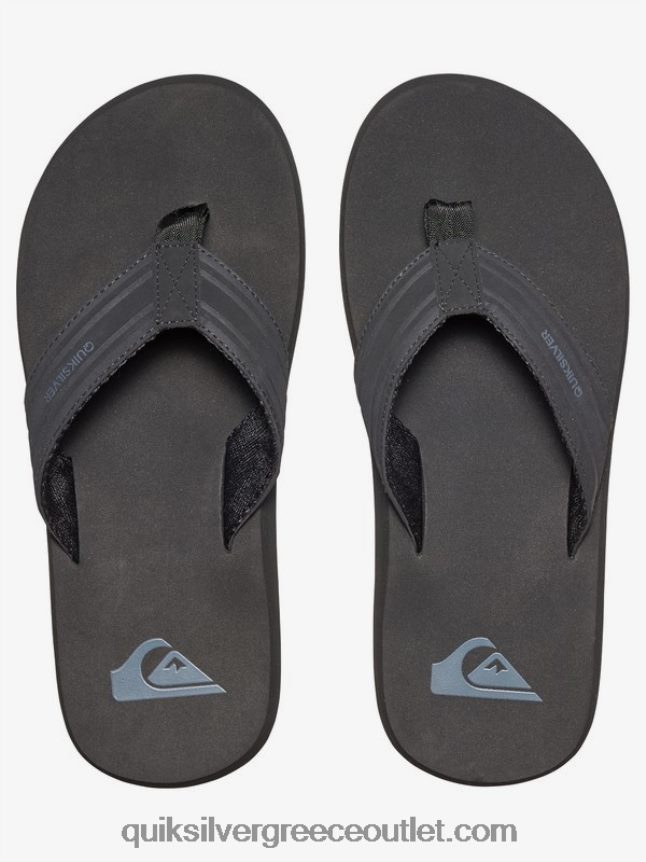 σανδάλια με κλειδί μαϊμού Quiksilver άνδρες 66LP841644 μαύρο καφέ