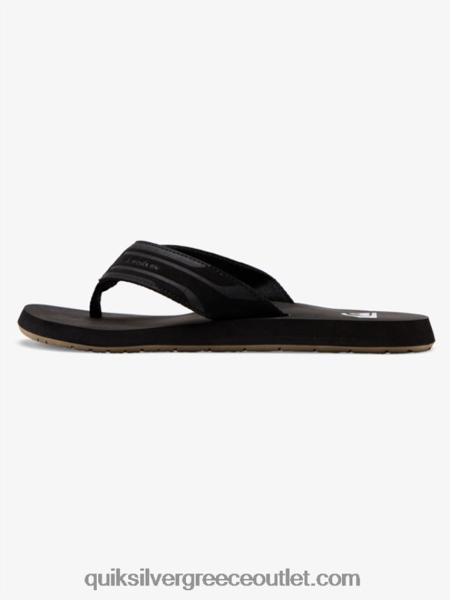 σανδάλια με κλειδί μαϊμού Quiksilver άνδρες 66LP841644 μαύρο καφέ
