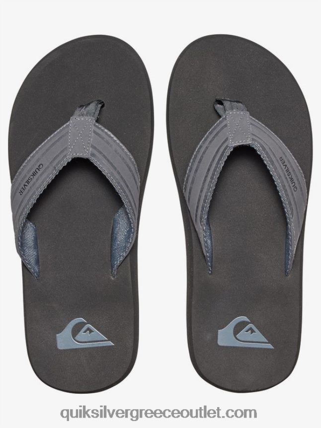 σανδάλια με κλειδί μαϊμού Quiksilver άνδρες 66LP841645 γκρι/μαύρο