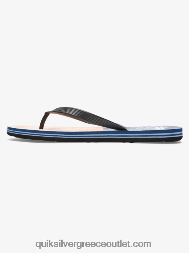 σαγιονάρες μολόκαι πέντε-ο Quiksilver άνδρες 66LP841857 μαύρο/πορτοκαλί/πράσινο