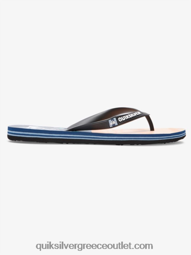 σαγιονάρες μολόκαι πέντε-ο Quiksilver άνδρες 66LP841857 μαύρο/πορτοκαλί/πράσινο